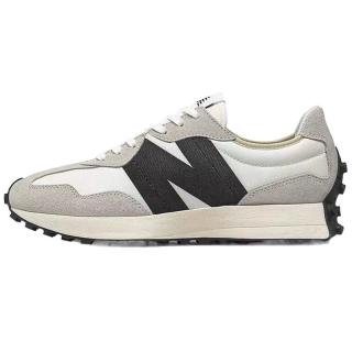new balance 男鞋女鞋nb327 秋季运动轻便跑步透气低帮nb休闲鞋子 MS327FE-D/海盐色/327系列 41.5