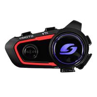 VIMOTO 维迈通 V9S 头盔内置降噪无线蓝牙耳机 橙银色