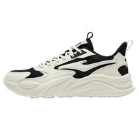 鸿星尔克休闲鞋男鞋秋冬厚底舒适老爹鞋运动鞋【桀骜2.0】微晶白/白露灰 43