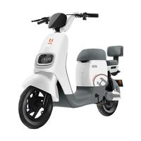 宝岛电动自行车N16超威铅酸电池48V20Ah续航70km豪华智能解锁奶油白