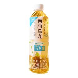 三得利 茉莉花茶微甜乌龙茶饮料 500ml 15瓶 整箱装 0能 12