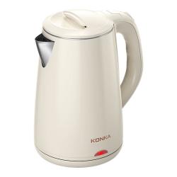 康佳 KDSH-2227-W 304不锈钢双层防烫 2.2L电水壶