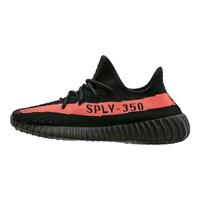adidas ORIGINALS Yeezy Boost 350 V2 中性休闲运动鞋 BY9612 黑红色 40.5