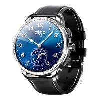  aigo/爱国者 监测 男士智能手表  深色系 皮革 46.4mm