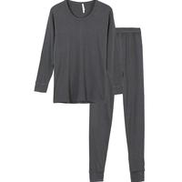 Hodo Men 红豆男装 男士秋衣秋裤保暖套装 N591 铁灰 175/100