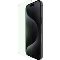 贝尔金（BELKIN）苹果15PLUS钢化膜 iPhone15PLUS贴膜 9H防摔手机膜 德国肖特抑菌基材 OVA132