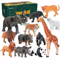 NUKied 纽奇 1505 动物套装模型 礼盒装 12只