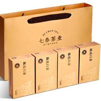 七春 茶叶陈皮白茶600g 福鼎白茶贡眉小茶饼干礼盒 春节年货礼盒自己喝