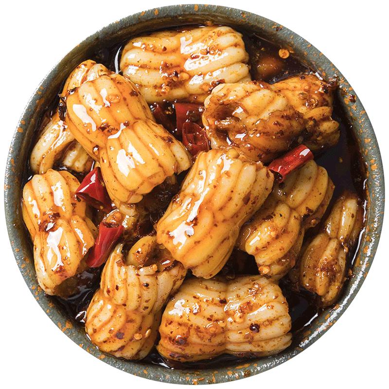 冷帮主 全店满3袋免 邮麻辣猪天梯即食熟食卤味猪天堂牙梗肉类零食 麻辣味 120g