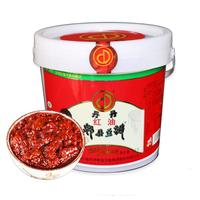 丹丹 红油郫县豆瓣酱6kg*1桶装炒菜香辣椒酱四川特产 红油豆瓣6KG(通用型)