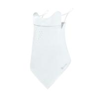 UV100凉感防晒面罩防紫外线夏男女骑行抑菌轻薄透气护颈口罩23417 极简灰-遮蔽率99.38 % F