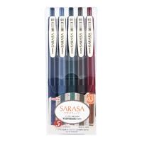 ZEBRA 斑马牌 复古系列 JJ15 按动中性笔 混色 0.5mm 5支装