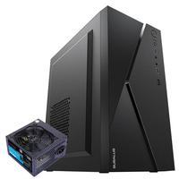 大水牛（BUBALUS）牛仔K+劲强500W M-ATX商务办公机电套装/台式主机电脑机箱电源家用套装/支持背线 牛仔K机箱/配500W电源/M-ATX