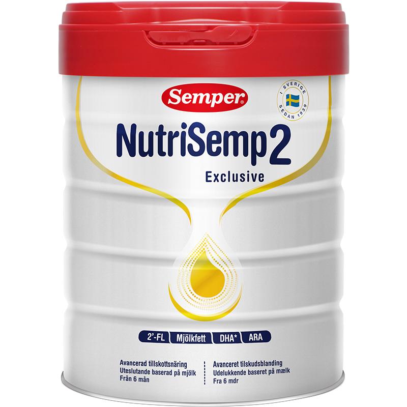 Semper 森宝 星耀红罐系列 白金版 较大婴儿奶粉 瑞典版 2段 800g