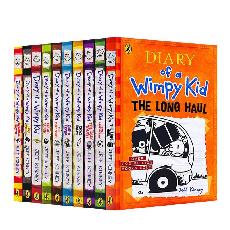 《Diary of a Wimpy Kid 小屁孩日记》（1-10册）