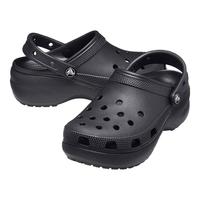 crocs 王俊凯洞洞鞋女鞋经典云朵老爹鞋拖鞋一脚蹬洞洞鞋|206750 黑色-001 36/37(230mm) 黑色-001(含智必星)