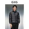 GXG 男装 多色短款立领羽绒服23年冬季GEX1D2525734 黑色 M