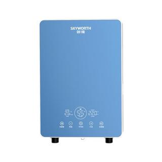 创维（Skyworth）即热式电热水器速热 小型家用免储水 出租房洗澡 压铸铝水电分离 不限水量 免打孔 6050W