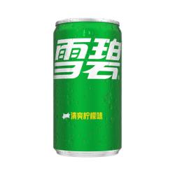 雪碧 汽水饮料 200ml*24罐  迷你摩登罐整箱装