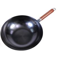 LIVEN 利仁 JT-C3210 炒锅(32cm、不粘、无涂层、铁、黑色)