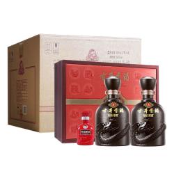 古井贡酒 年份原浆古5 浓香型白酒 50度 500mL*2瓶*4盒 礼盒整箱装