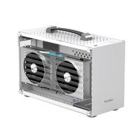 PCCOOLER 超频三 蜂鸟2 MINI-ITX机箱 全侧透 白色