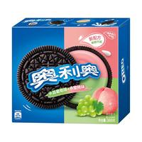 OREO 奥利奥 夹心饼干 水晶葡萄味+水蜜桃味 388g
