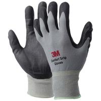 3M 舒适型防滑耐磨手套 灰色 L号