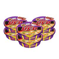 NISSIN 日清食品 U.F.O. 飞碟炒面 铁板色拉鱿鱼风味 123g*6盒