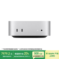 苹果 Apple AI电脑/Mac mini M4银色(10+10核) 16G 2T台式电脑主机Z1CG000EG