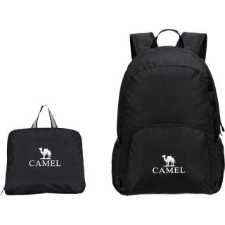 CAMEL骆驼户外折叠双肩包运动休闲登山旅游旅行背包133BA9U120G红色