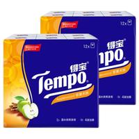 Tempo 得宝 手帕纸 4层*7张*12包 苹果木味