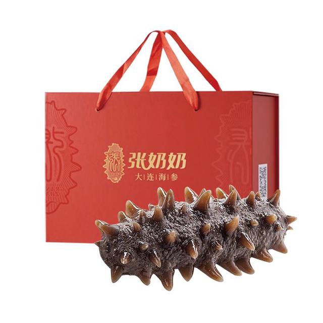 张奶奶 大连高品质冷冻即食海参800g 24-36头 礼盒装
