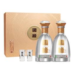 今世缘 国缘对开42度500ml*2瓶礼盒装 聚会宴请送礼 江苏版