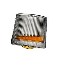 LOVWISH 乐唯诗 竖棱纹威士忌酒杯 150ml 透明