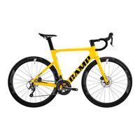 坎普（CAMP）25款 ACE5000碳纤维公路车大套油压碟刹单车变速赛车内走线自行车 坎普黄 20速 520码