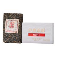 Lancang Ancient Tea 澜沧古茶 普洱茶经典0081云南普洱熟普100g砖茶盒装
