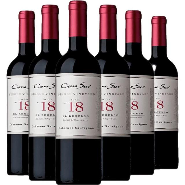 Cono Sur 柯诺苏 单一园18区 麦坡谷赤霞珠干型红葡萄酒 750ml