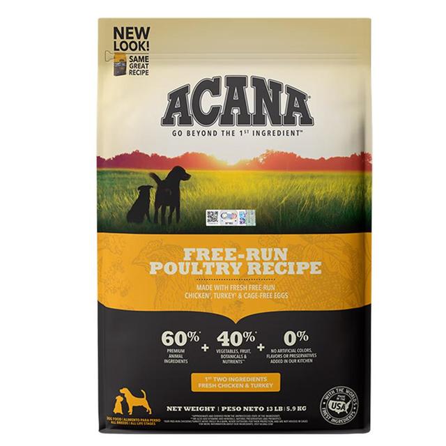 ACANA 爱肯拿 草原家禽全犬全阶段狗粮 美版 5.9kg