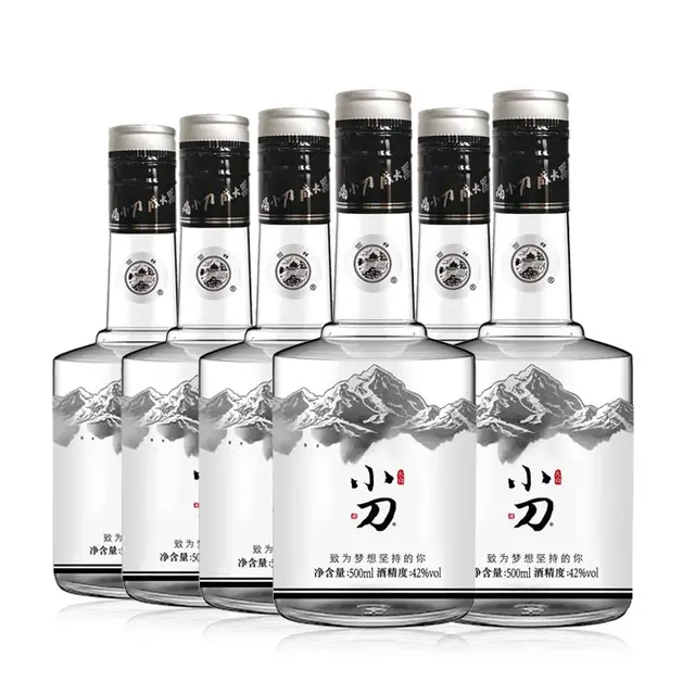 XDAO 小刀电动车 小刀酒 大白浓香型42度 500mL 6瓶礼盒 送42度500mL*1瓶