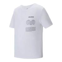 萨洛蒙（Salomon）男款 户外运动印花舒适透气短袖T恤 SAL GLOBE GRAPHIC SS TEE 白色 C22491 XL