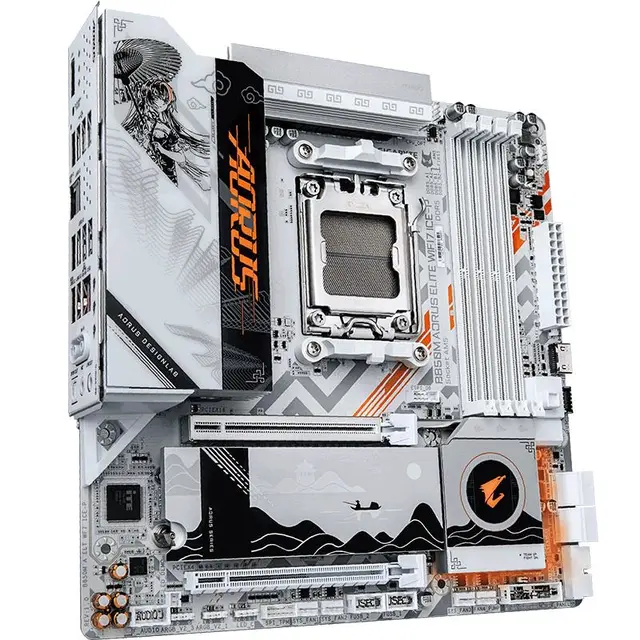 GIGABYTE 技嘉 B850M AORUS ELITE WIFI7 ICE-P 主板（AMD AM5、B850）