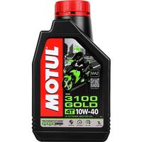 MOTUL 摩特 3100 GOLD半合成摩托车机油四冲程SM级10W-40 JASO MA2