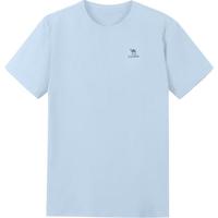 骆驼（CAMEL）速干运动T恤男轻量透气跑步训练上衣 C15BAYL6031 涧水蓝 XXL 【男】6031，涧水蓝 2XL