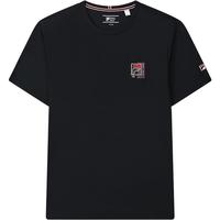 FILA 简约 男士短袖T恤 传奇蓝-NV(补货) L