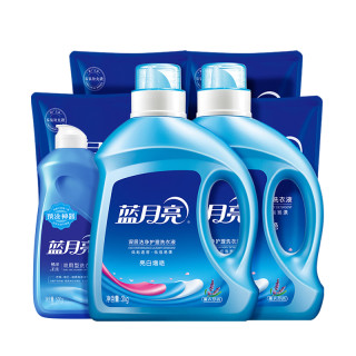 藍月亮 亮白洗衣液薰衣草家用6.5kg促銷組合裝