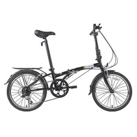 大行（DAHON）梦想D6男女款户外公路骑行通勤自行车Dream D6方便折叠车时尚潮流 黑色