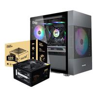 Great Wall 长城 HOPE-7000DS 非模组ATX电源 600W+阿基米德 KM1 机箱 黑色