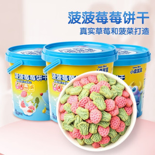 小鹿藍藍 菠菠莓莓餅干  108g