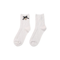 tutuanna女袜 短袜甜美日系舒适保暖女士可爱短袜子 07997600-1 22-24cm